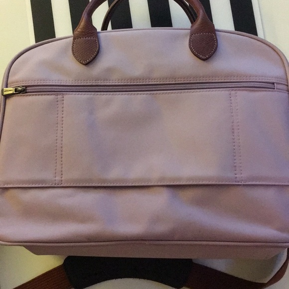 Longchamp canvas travel tote light pink 💼 - Picture 5 of 8